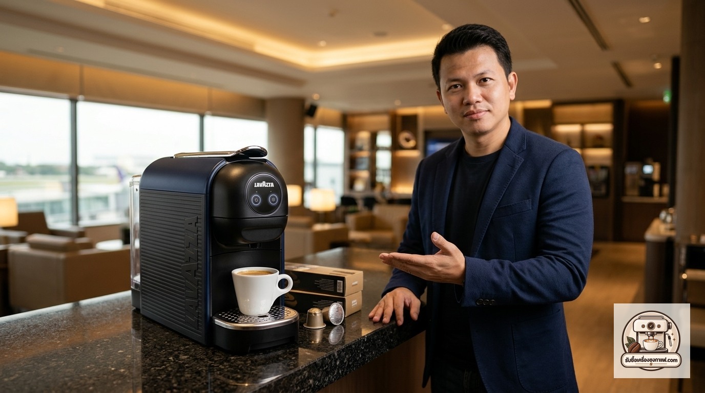 รับซื้อเครื่องชงกาแฟ Lavazza Classy Mini ภาพสินค้าและพรีเซนเตอร์