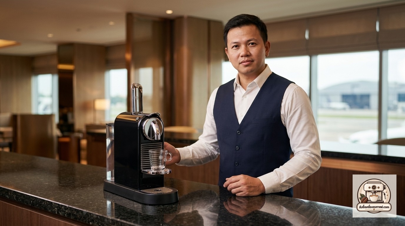 รับซื้อเครื่องชงกาแฟ Nespresso CitiZ ภาพสินค้าและพรีเซนเตอร์