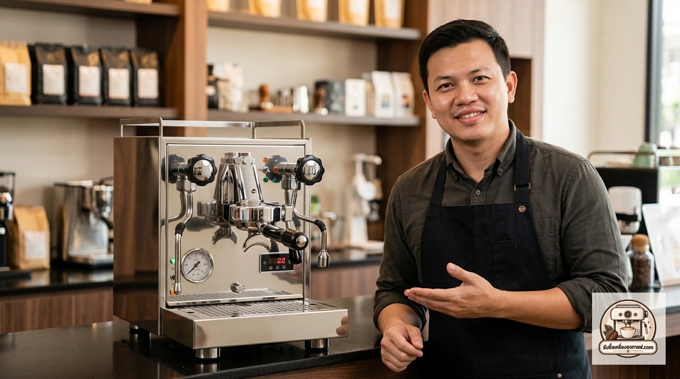 รับซื้อเครื่องชงกาแฟ Profitec Pro 300 ภาพสินค้าและพรีเซนเตอร์