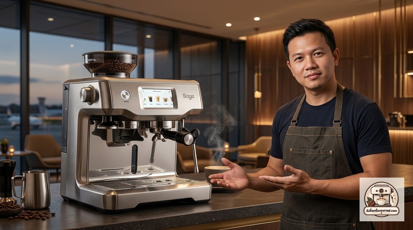 รับซื้อเครื่องชงกาแฟ Sage Barista Touch Impress ภาพสินค้าและพรีเซนเตอร์